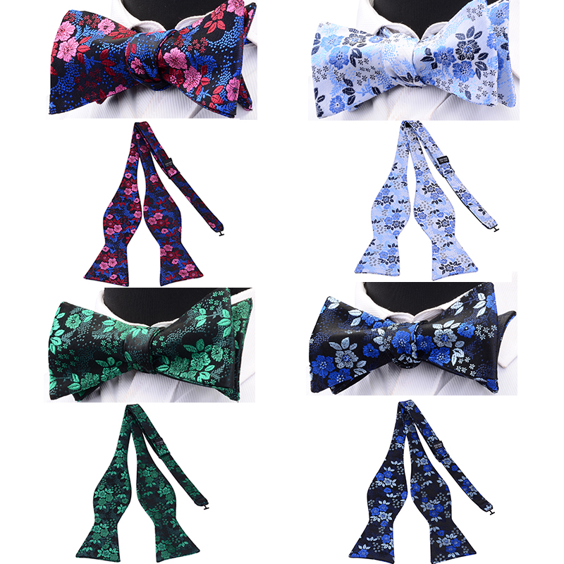 Silk Tie Striped - Rbocott-メンズ織りシルク蝶ネクタイ,花柄,ジャカード,ファッショナブル,赤,青,緑,ウェディングアクセサリー