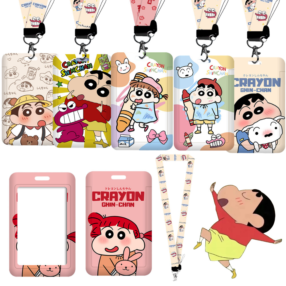 クレヨンしんちゃんシリーズ アニメフィギュア 漫画 学生 キ - Lanyard Badge Holder のレビューと価格