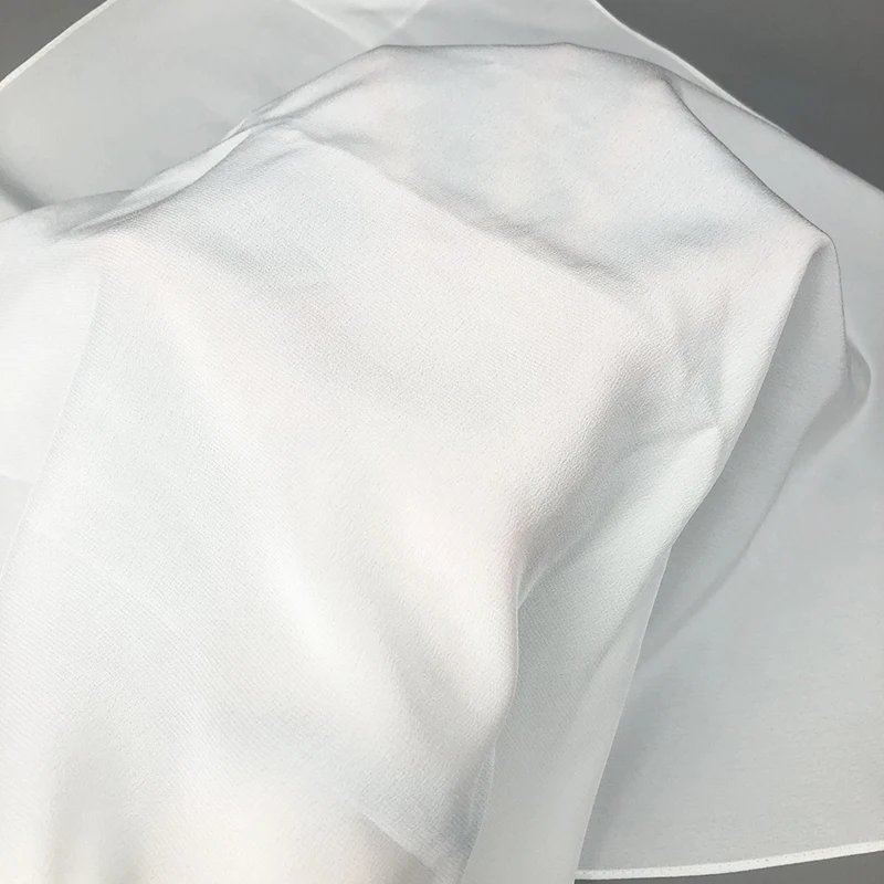 新しい女性シルクスカーフスクエアネックショールレディホワイト - Scarf Silk Square のレビューと価格