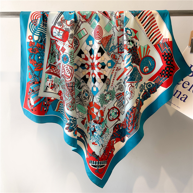 2026 新しいスクエアツイルシルクスカーフ女性のための春秋 - Face Scarf Mask のレビューと価格