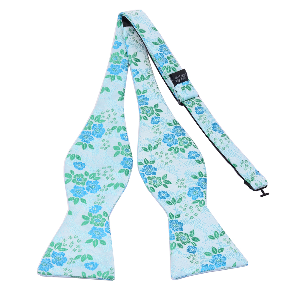 Rbocott-メンズ織りシルク蝶ネクタイ,花柄,ジャカード - Silk Tie Striped のレビューと価格