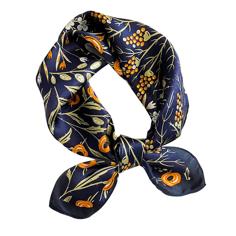2026 ファッション 100% リアルシルクスクエアサテン - Ascot Neck Scarf のレビューと価格