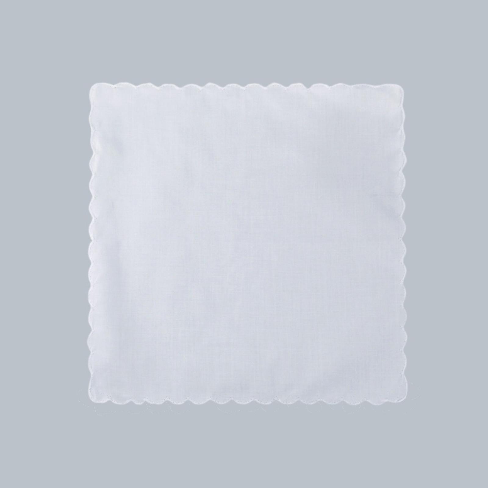 女性用コットンハンカチ6枚セット、お祝い用の柔らかいポケット - Handkerchief Cotton Men のレビューと価格